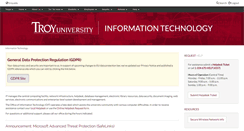 Desktop Screenshot of it.troy.edu